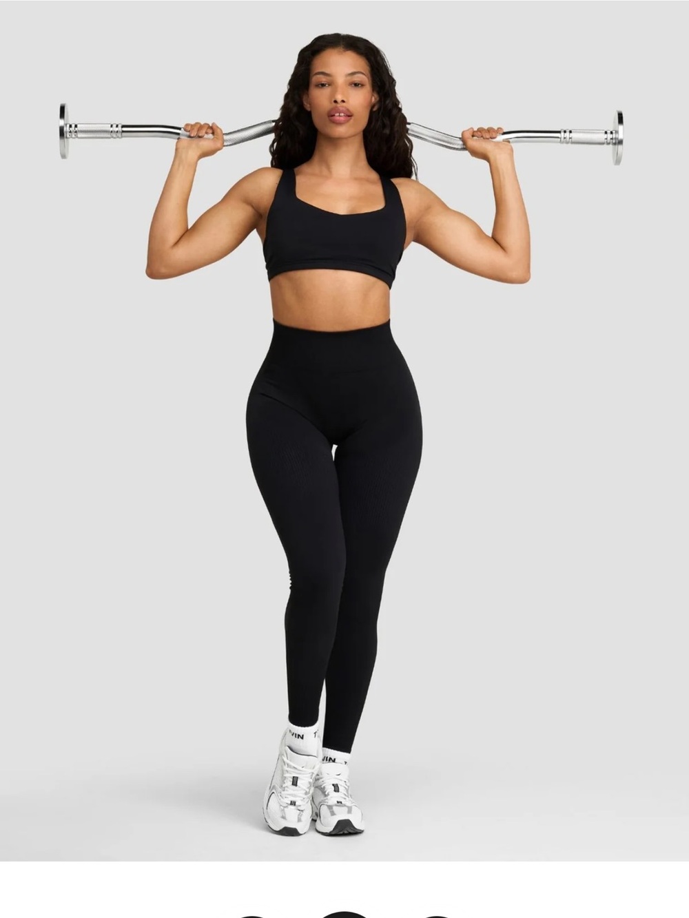 High-Rise Black Performance Leggings